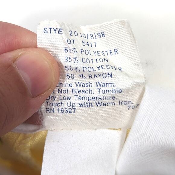 Vintage New Goodies Outfit Boys Size 24m Yellow Vest Suit Plaid - Picture 7 of 7